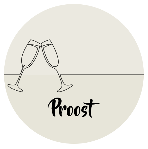 Wensplaatje  "Proost"