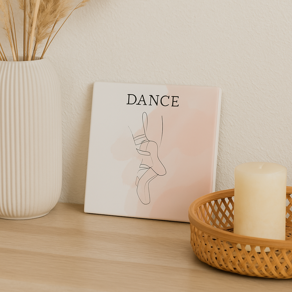 Tegeltje Dance - 11x 11 cm