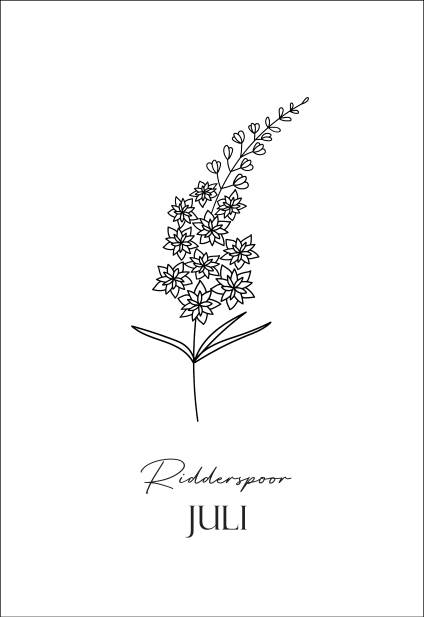 Geboortebloem Juli