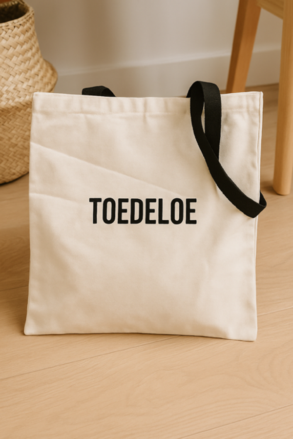 canvas tas - "Toedeloe"