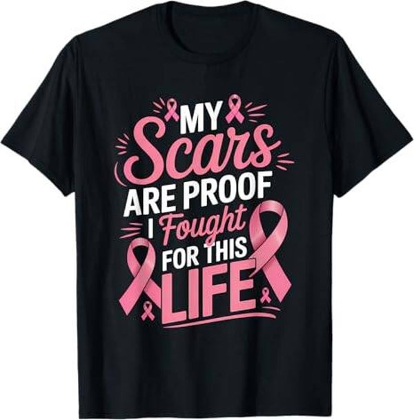 Funny Mastectomy Breast Cancer Warrior T-Shirt
