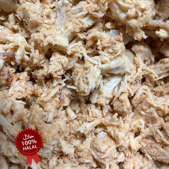 Achterhoekse kip Pulled Chicken uit eigen keuken (bevroren)