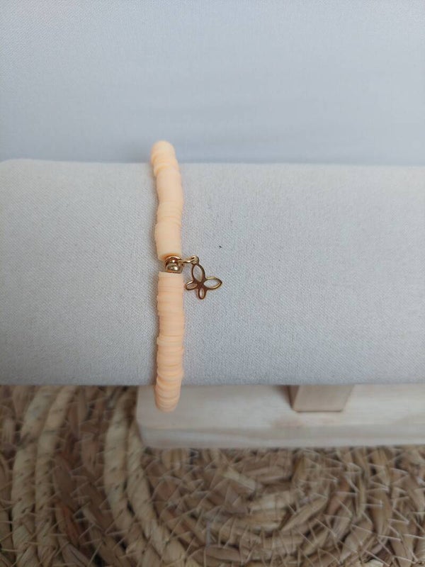 Armband Zalm kleur, goud