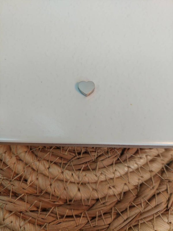 Kraal hart zilver