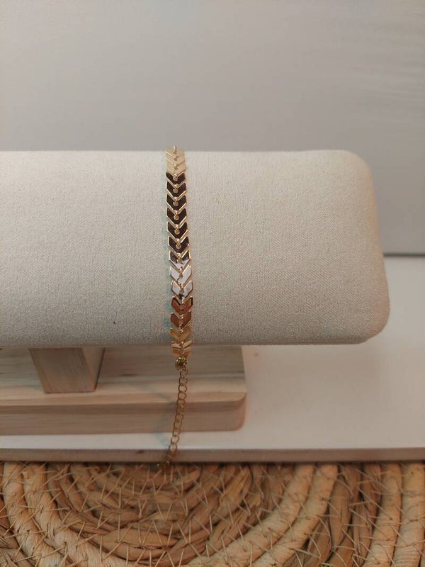RVS armband goud