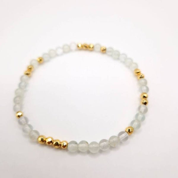 Prehnit Armband