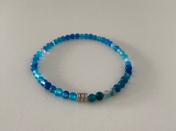Blue Lace Agath Armband