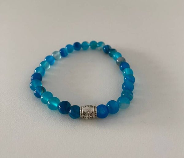 Blue Lace Agath Armband