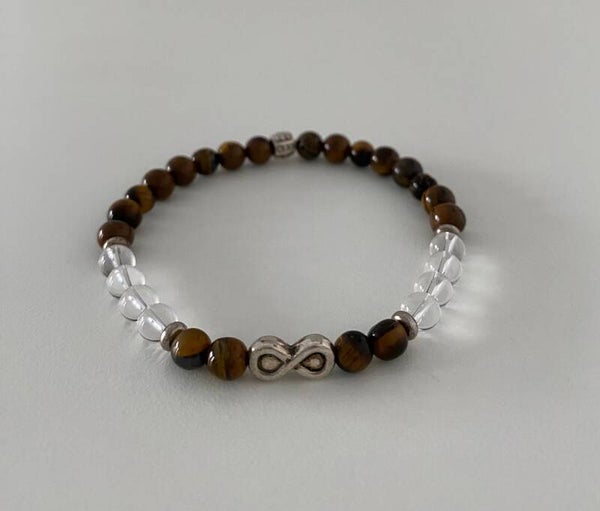 Tijgeroog Bergkristal Armband