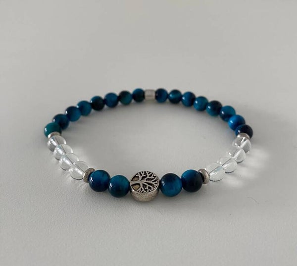 Valkenoog & Bergkristal Armband