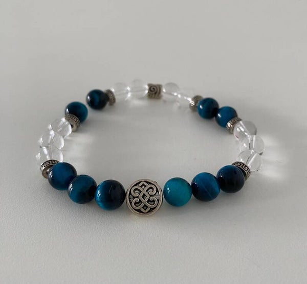 Valkenoog & Bergkristal Armband