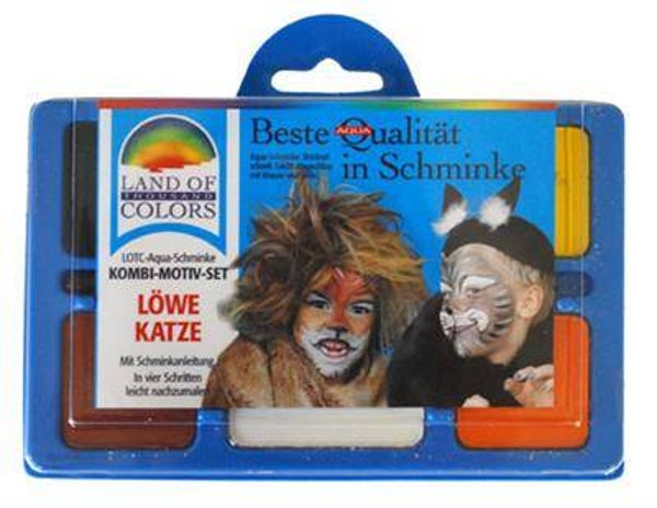 Set de maquillage lion et chat