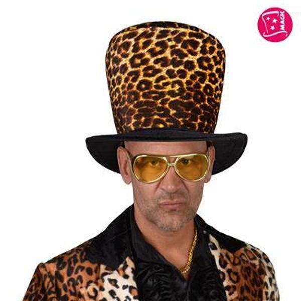 Chapeau haut de forme Leopard