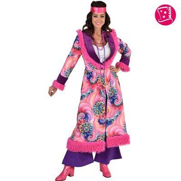 Hippie Manteau Pink Flowers