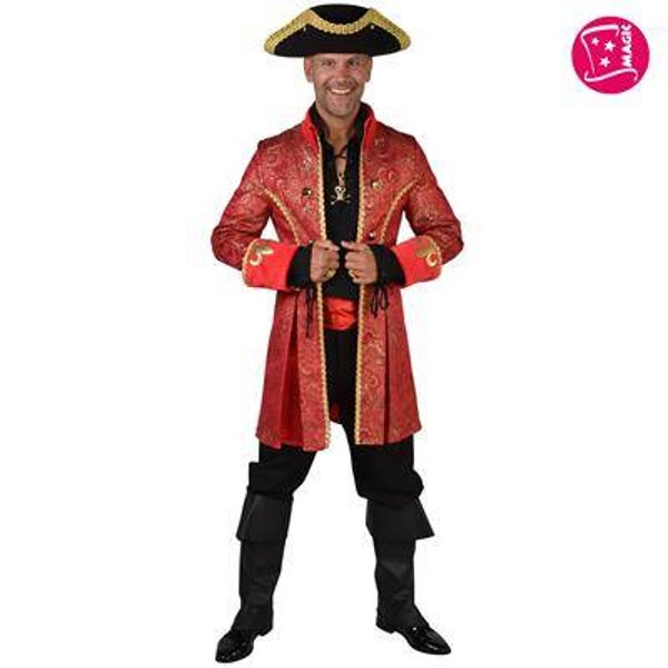 Manteau Brocade Rouge