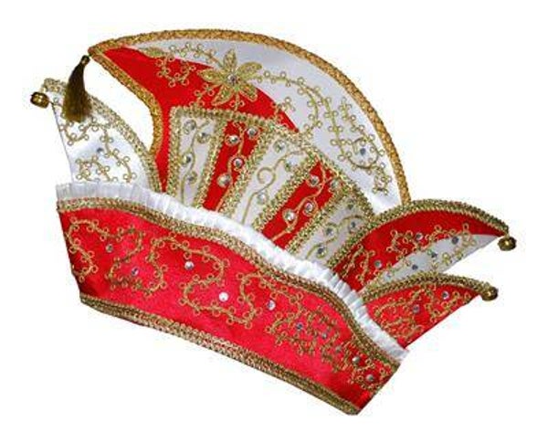 Chapeau prince carnaval rouge