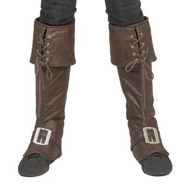 Couvre bottes marrons enfant