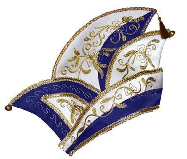 Chapeau de carnaval Prince bleu