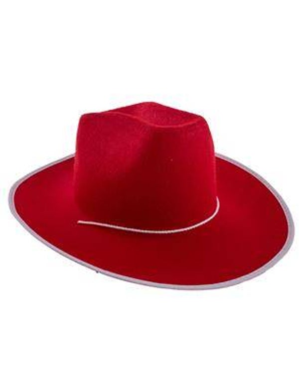 Chapeau cowboy rouge