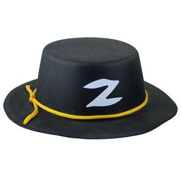 Chapeau Zorro en mousse enfant