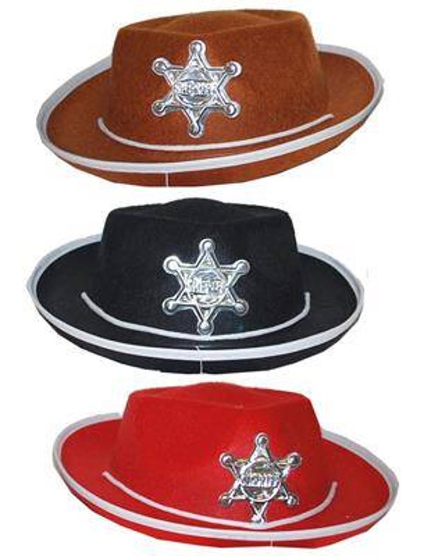 Chapeau cowboy enfant 3 couleurs