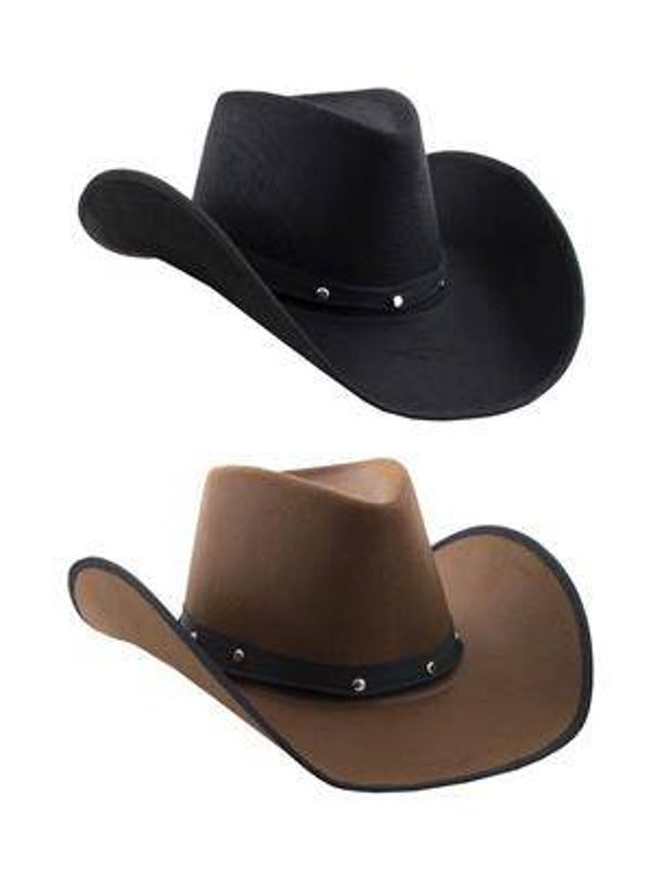 Chapeau cowboy 60 cm 2 couleurs
