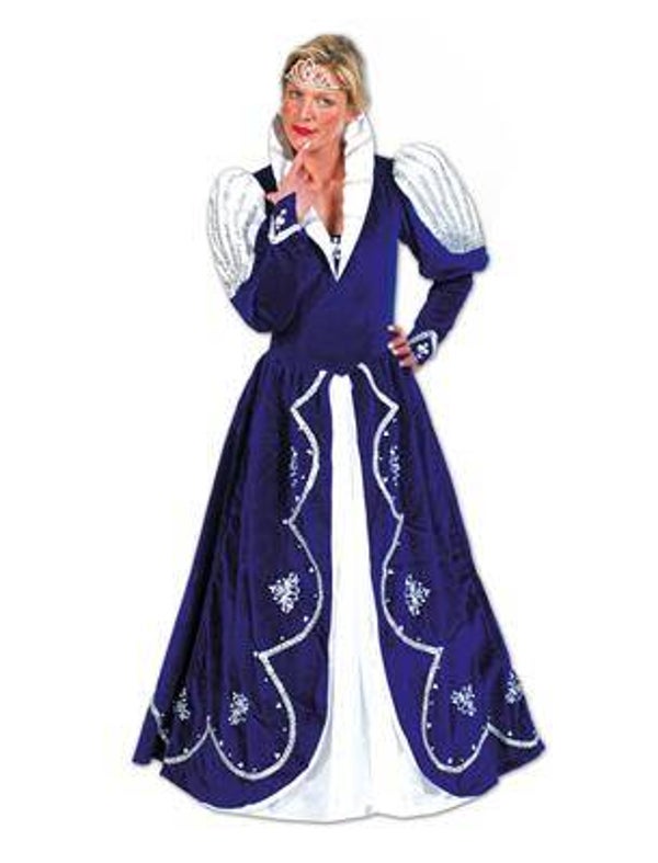 Princesse carnaval Victoria bleu