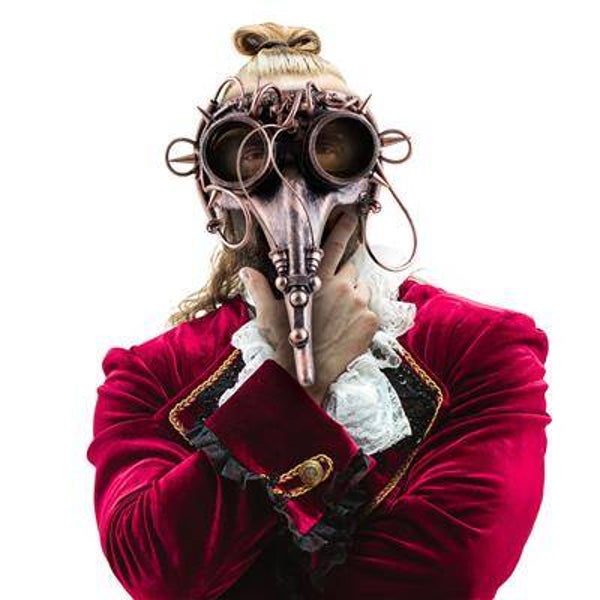 Masque steampunk médecin de la peste