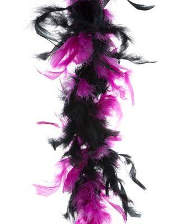 Boa mauve noir 2m 45 gr