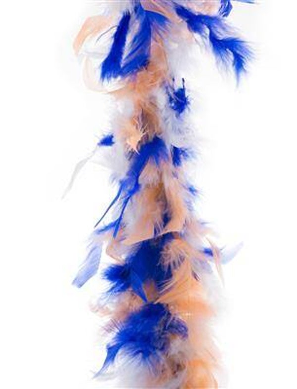 Boa blanc bleu orange 2 m 45 gr