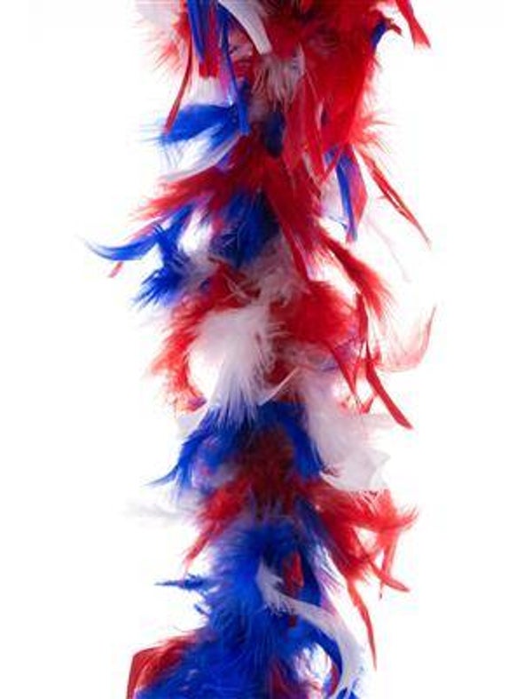 Boa rouge blanc bleu 2m 45 gr