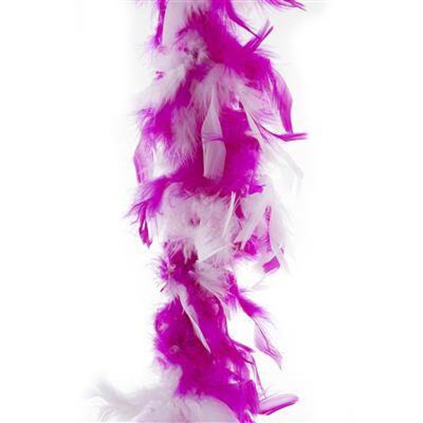 Boa blanc fuchsia 2 m 45 gr