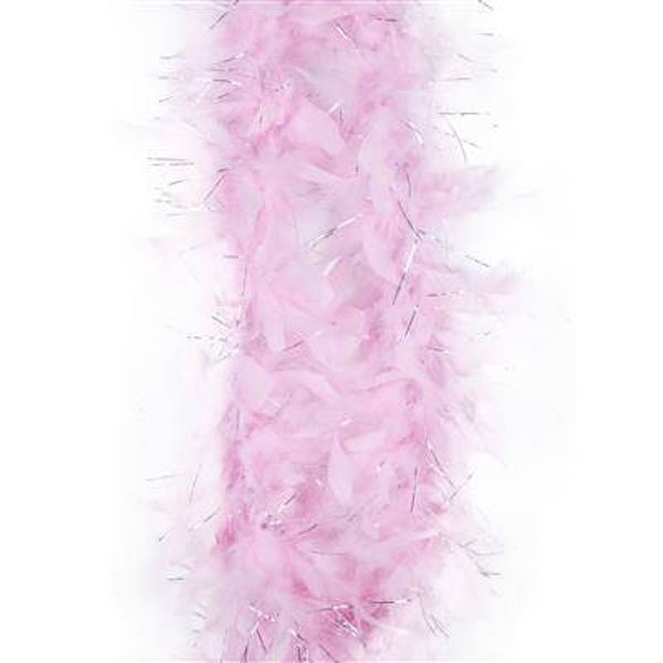 Boa rose avec fil brillant 2m 45 gr