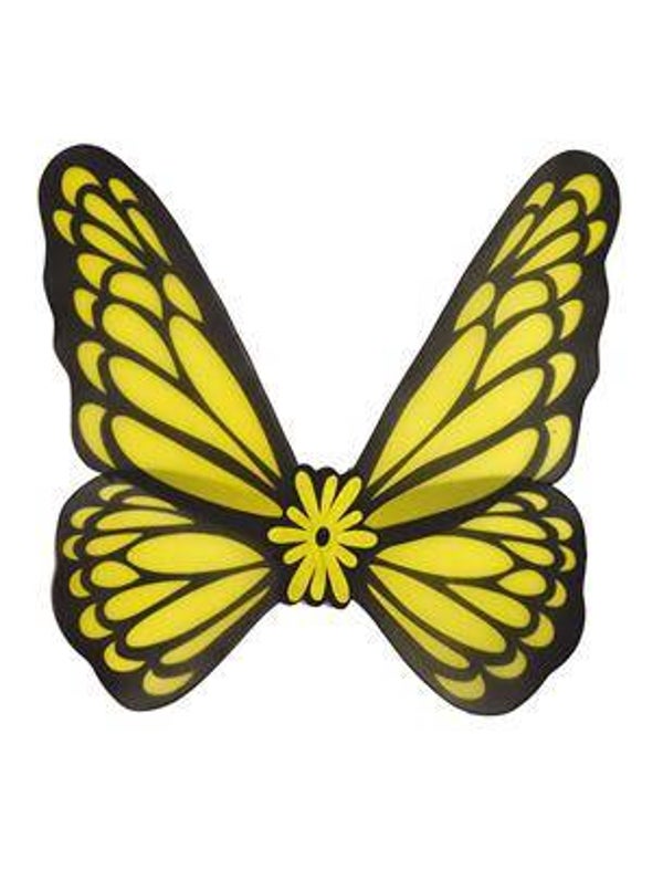 Ailes de papillon jaune