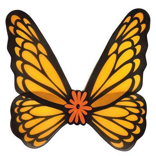 Ailes papillon orange