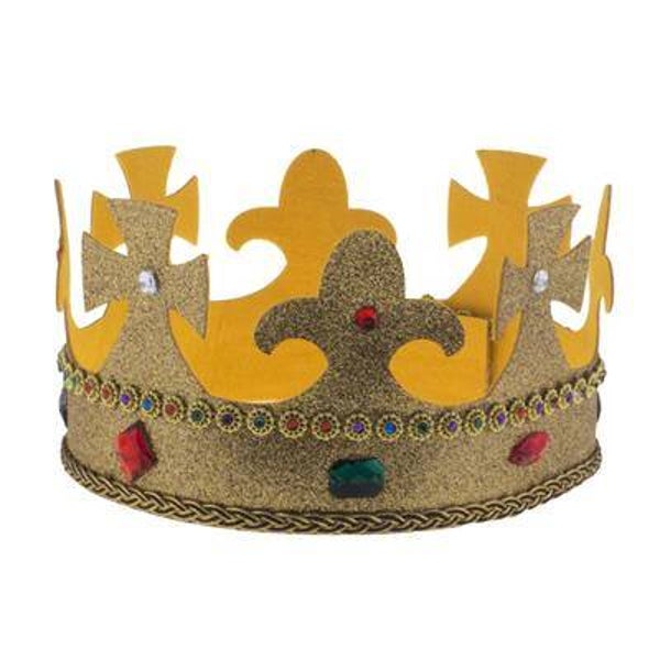 Couronne royale avec paillettes 03