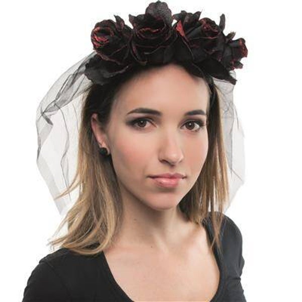 Serre-tête avec roses 02