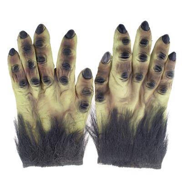 Gants avec poils en latex