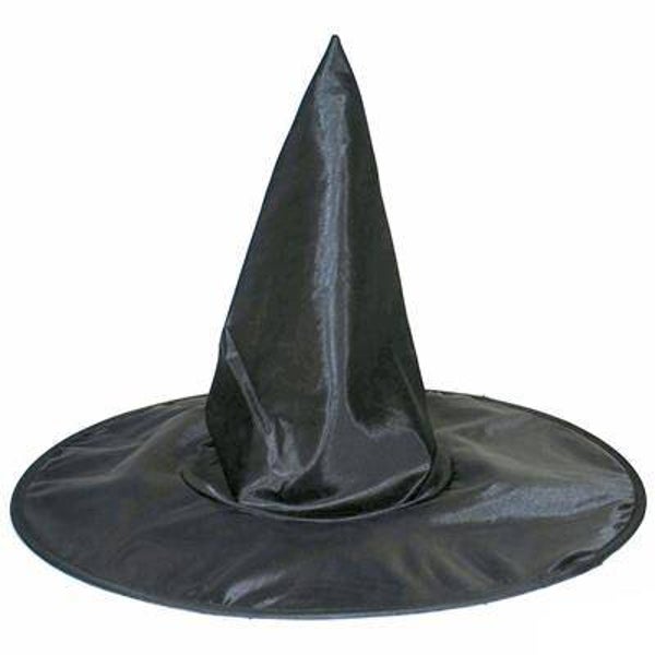 Chapeau sorcière enfant noir 35 cm