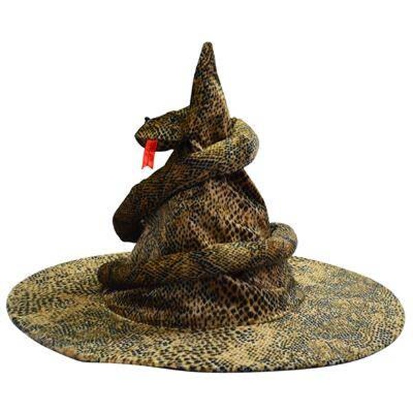 Chapeau sorcière serpent