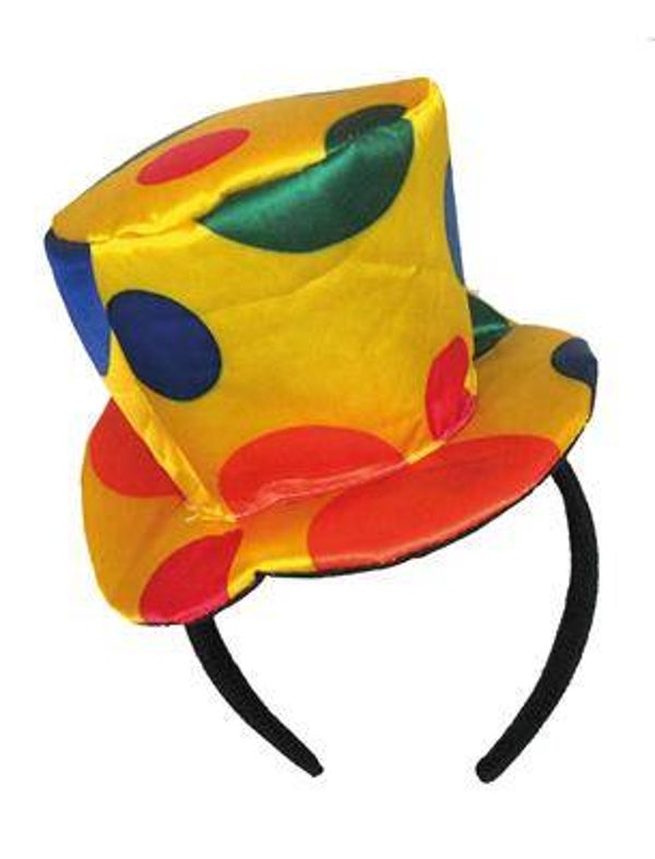 Mini chapeau de clown avec serre-tête