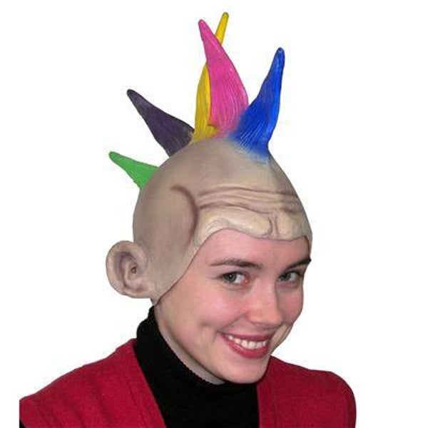 Perruque punk rainbow