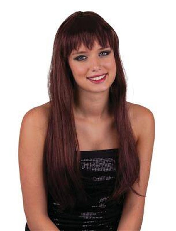 Perruque sexy poney holly marron