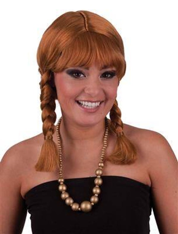 Perruque Heidi marron