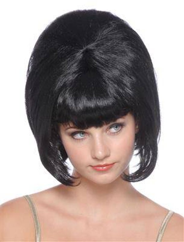 Perruque sixties noir