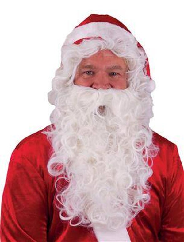 Perruque et barbe Père Noël 01