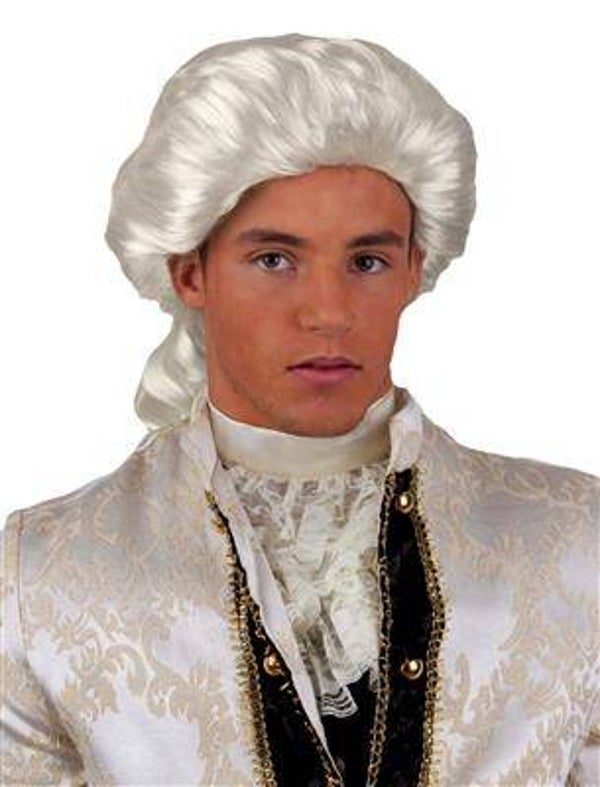 Perruque baroque homme