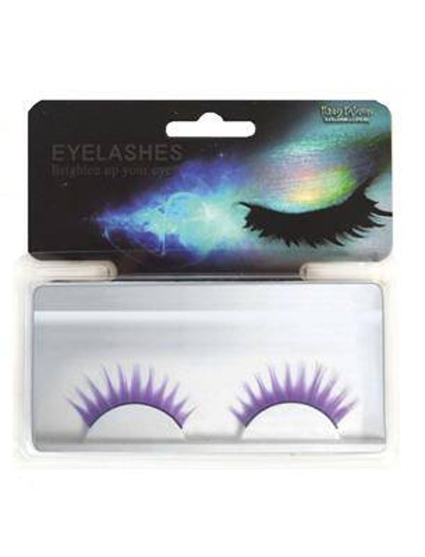 Faux cils pourpre