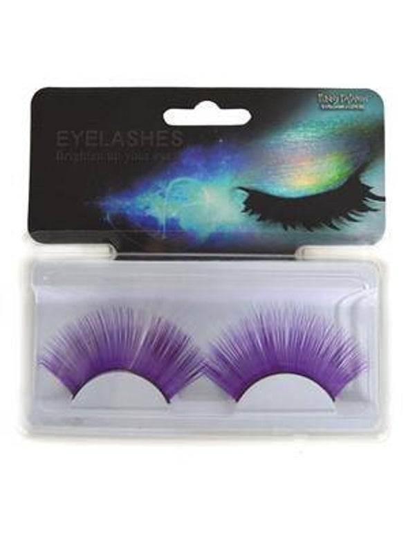 Faux cils mauve 01