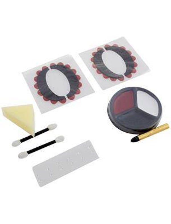 Set de maquillage Dia de los Muertos 6pcs